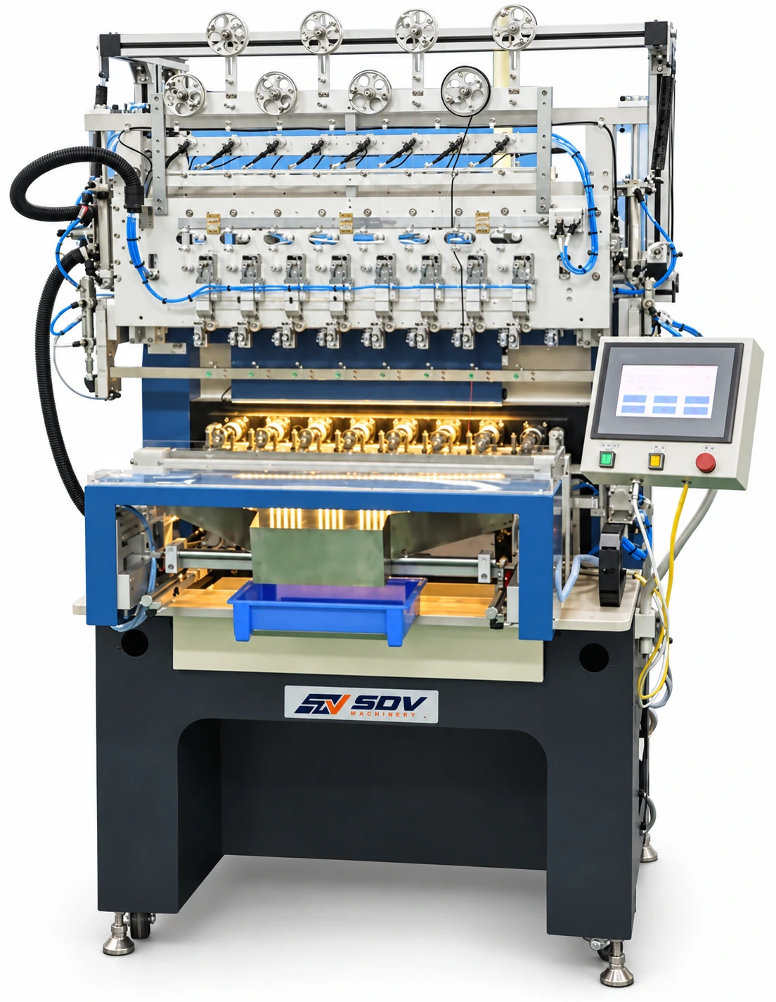 8-Axis Fully Automatic Winding Package One Machine GWY-FM08
