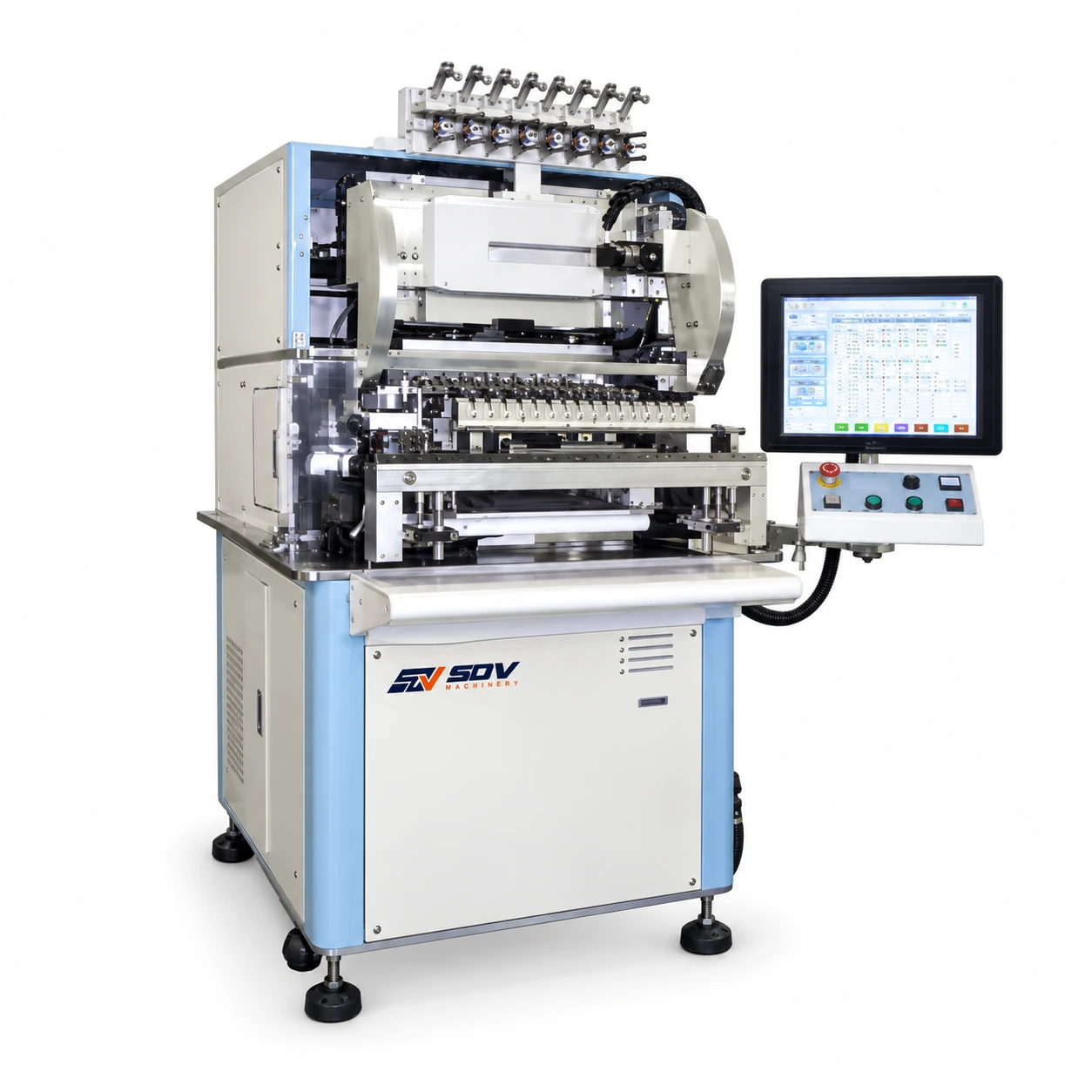 Motor Bobbin CNC Coil Winding Machine GW-92008