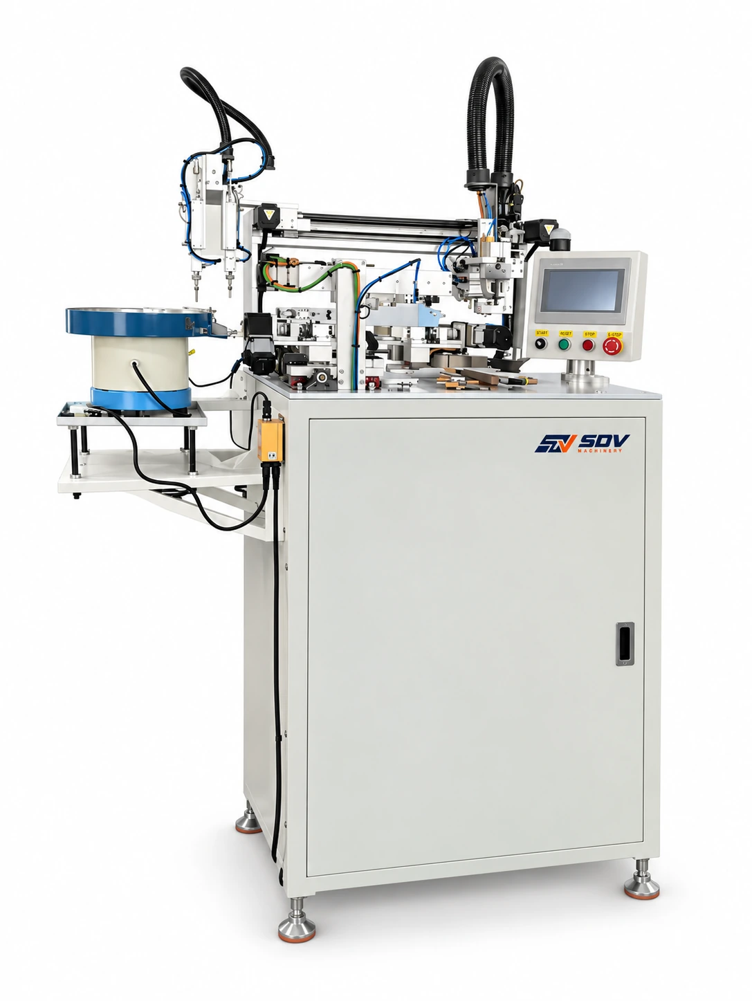 Rotary Differential Mode Core Automatic Hook Winding Machine GWZ-025