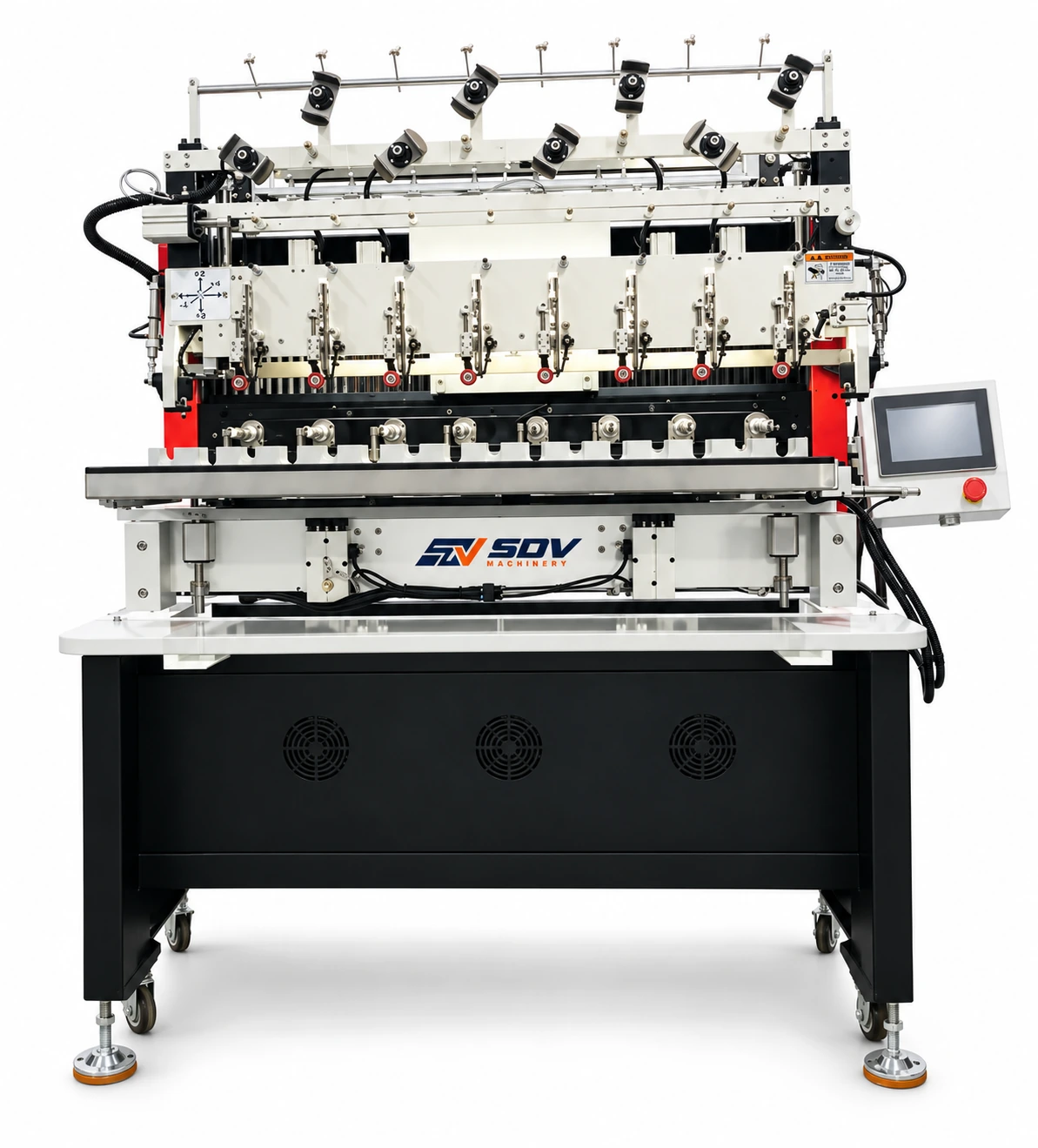 Eight Axis Automatic Skeleton Bobbin Transformer Winding Machine GWP8-126