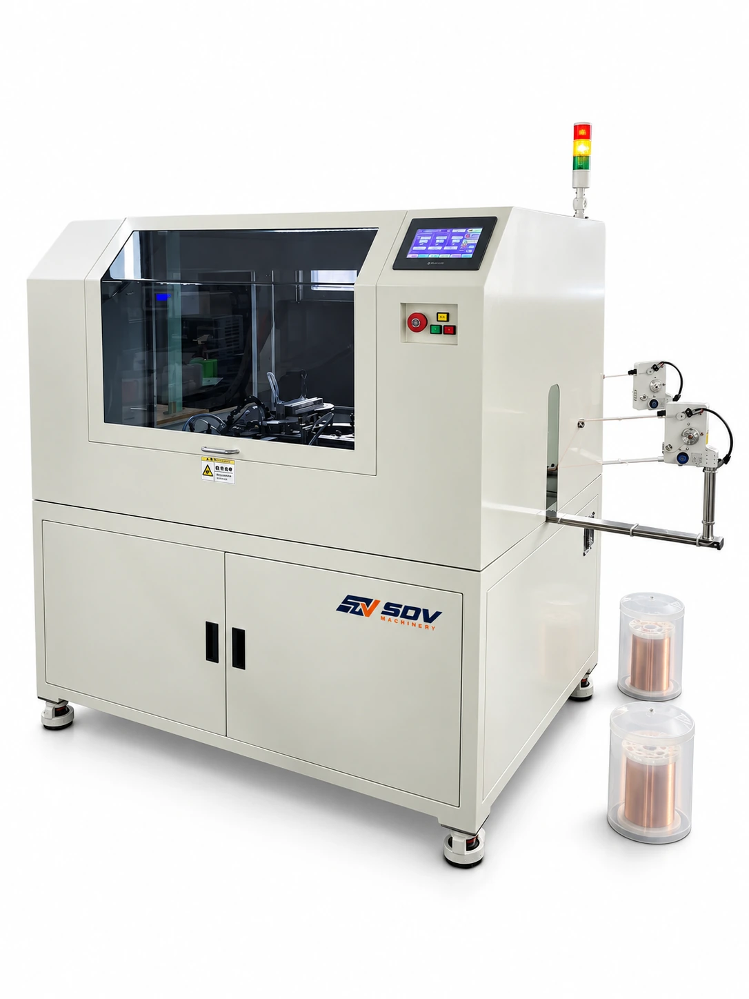 Full Automatic Adhesive Glue Flying Fork Winding Machine GWF100-A