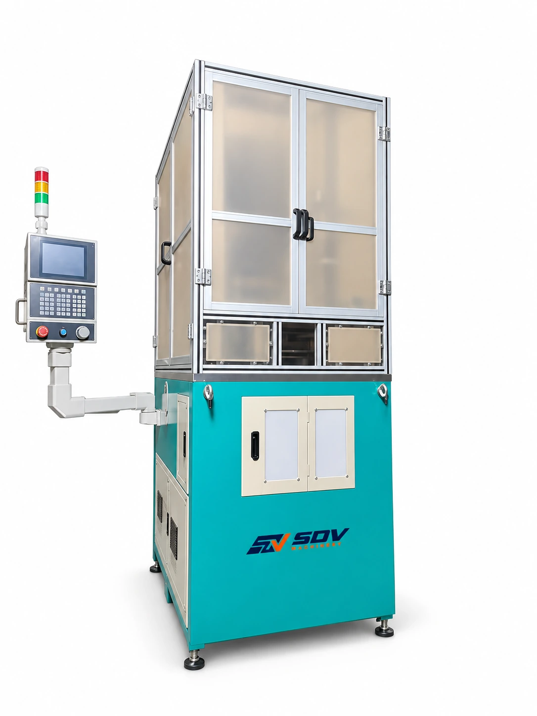Fully Automatic Flat Wire Edge Wise Coil Winding Machine GWPLC-55