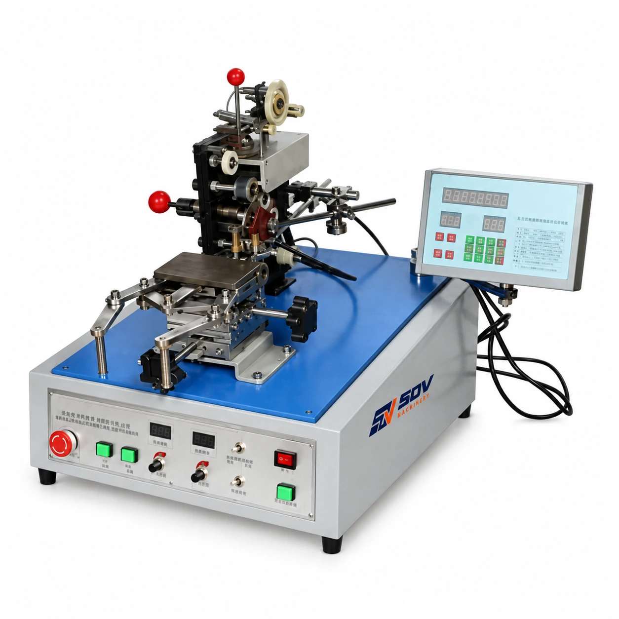 Electric Belt Head Coil Winding Machine GWM-0827P
