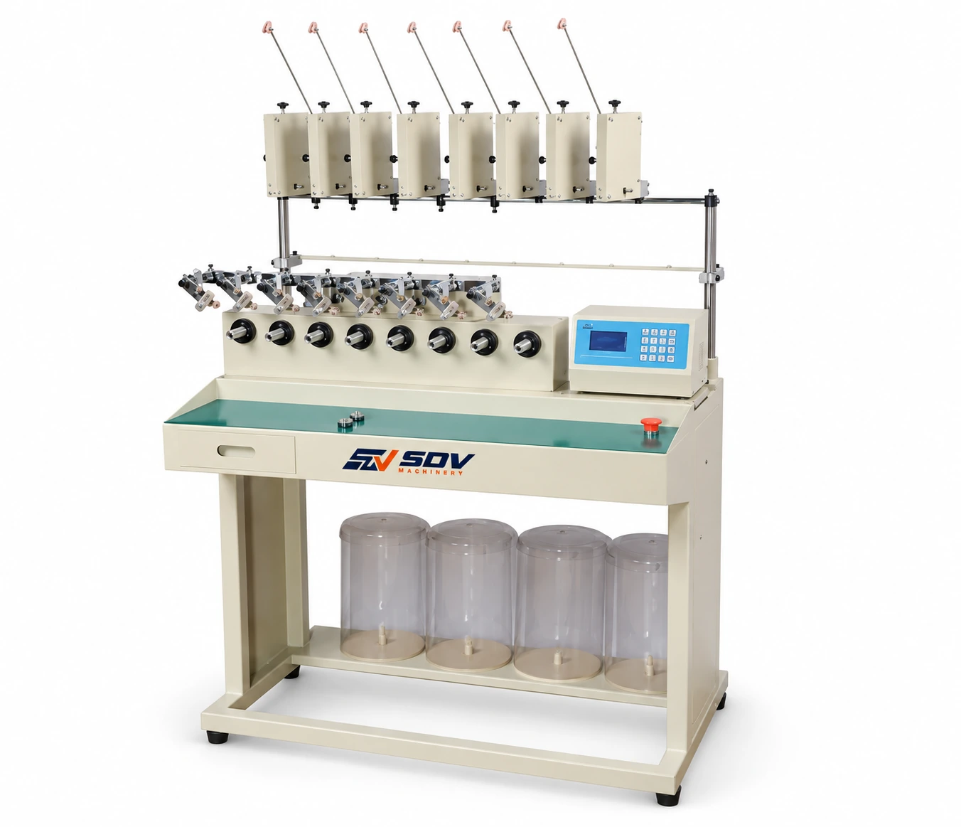 Semi-auto 8 Spindles Winding Machine