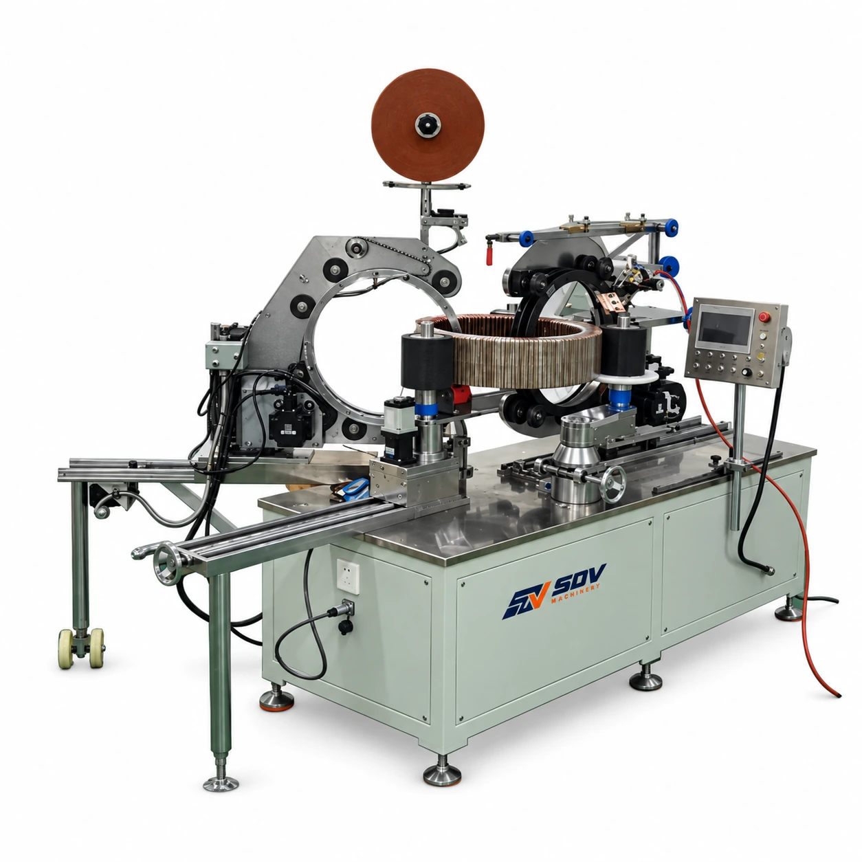 Dual Function Toroid Transformer Winding And Taping Machine GWY-700S