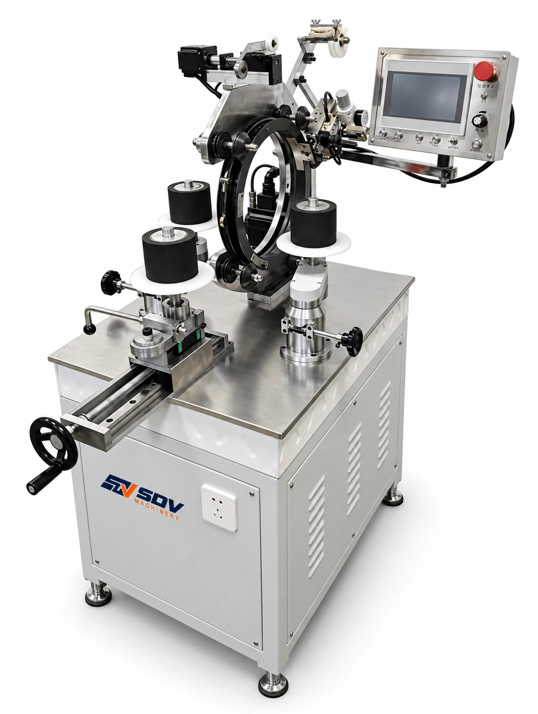 GWY-660B Gear-type Floor-standing Toroidal Winding Machine With PLC Controller And Servo Motors