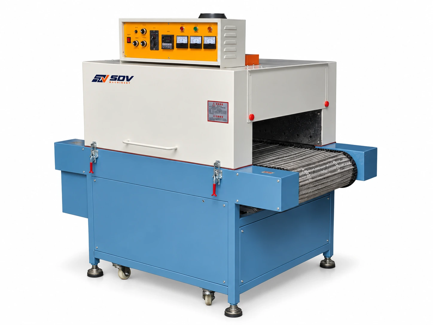 Industrial electric heating shrinking hot air cycled tunnel oven (SS-HSTO02)