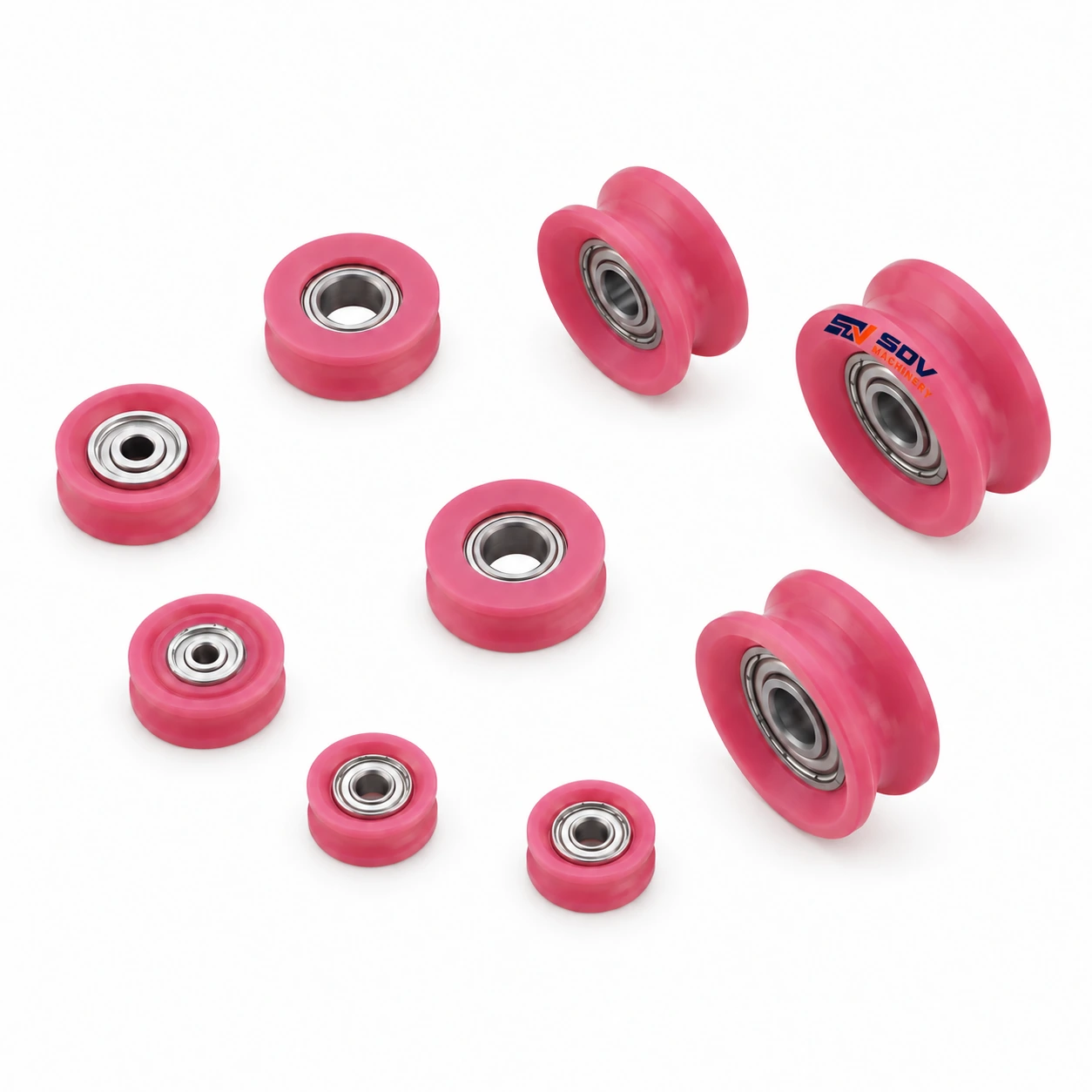 bearing type mirror surface ceramic wire guide pulley