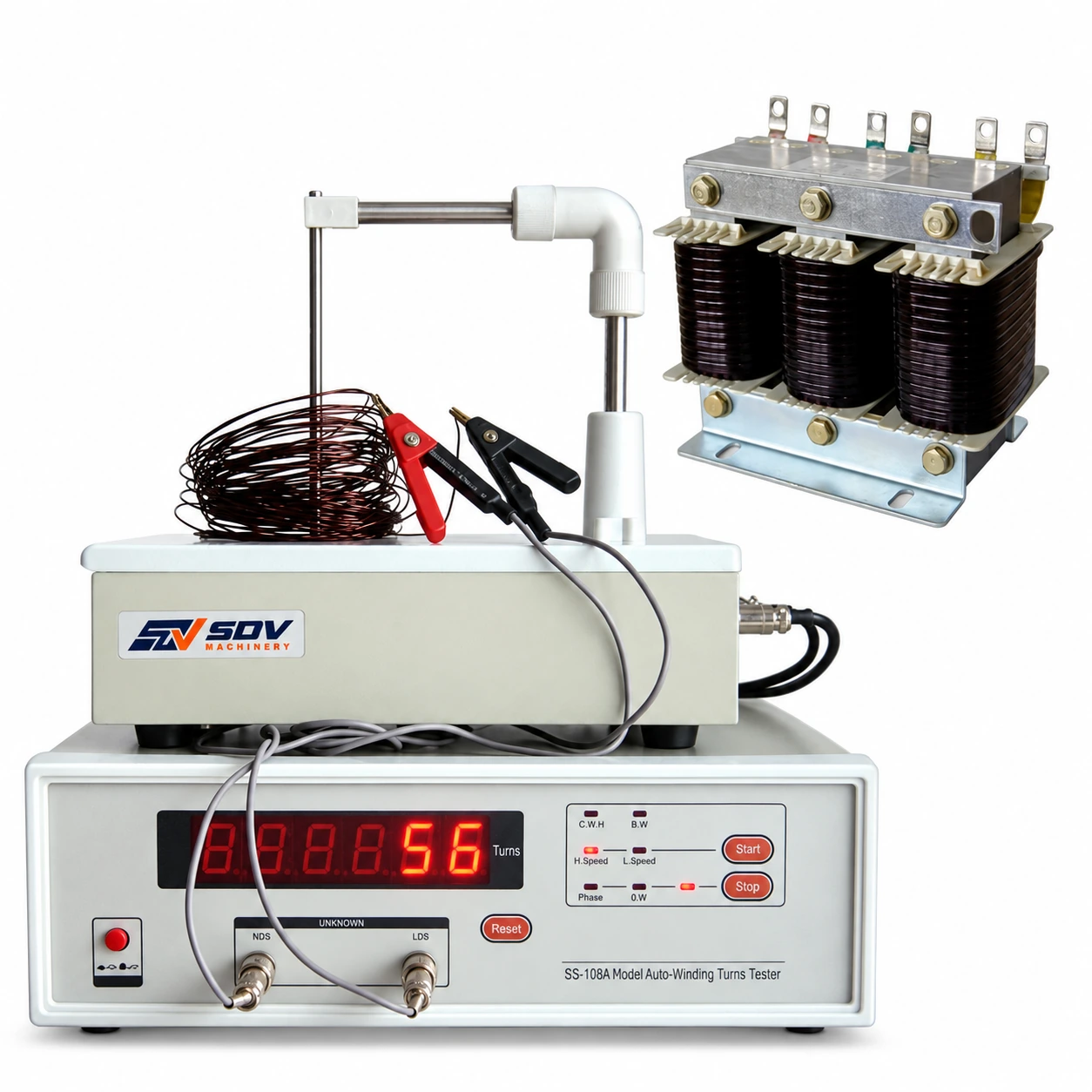 transformer generator motor reactor pump coil turns tester SS108A-4/150