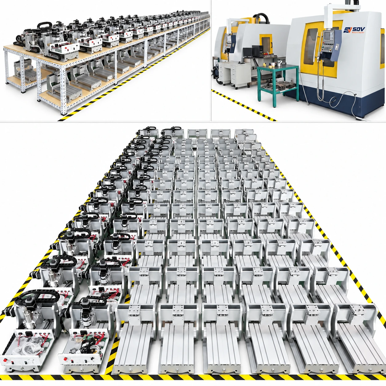 4 Axis 3040 CNC Router 4030 500W - Auto-Check Wood PCB Milling