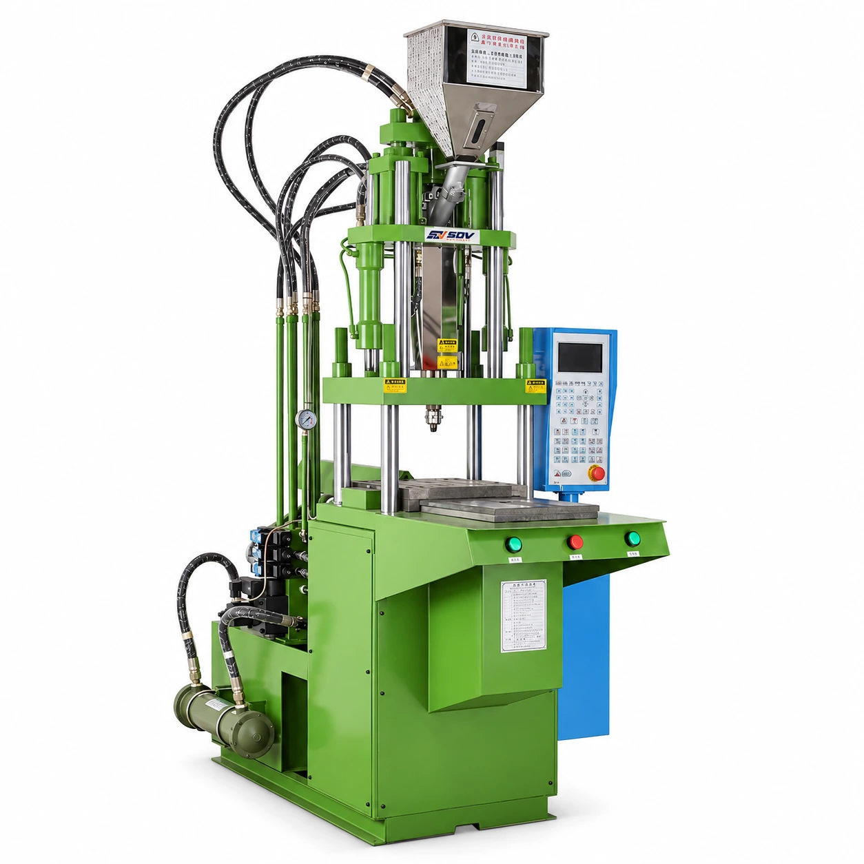 Anti Slip Grip Gloves Molding Machine: Vertical Clothing Plastic