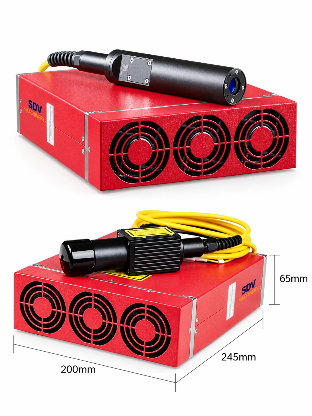 振镜激光 JPT MOPA M7 60W - 彩色金属旋转轴 Raycus 70W