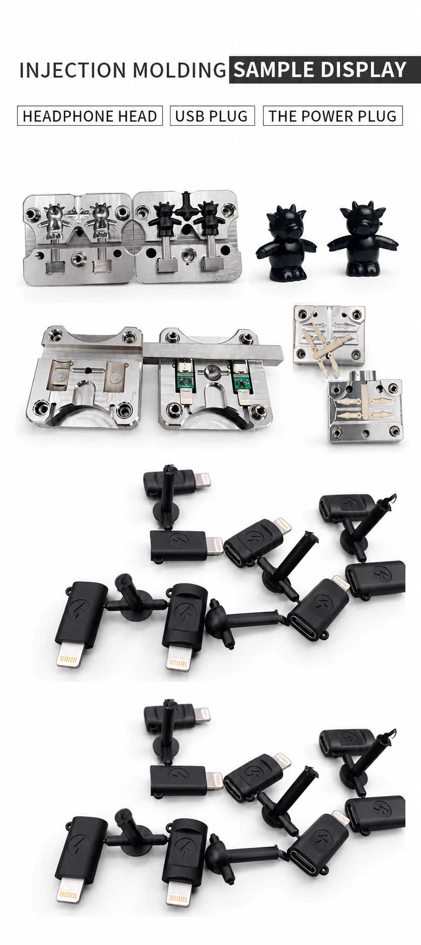 台式小型半自动USB注塑机 - 10克产品 Mini-35