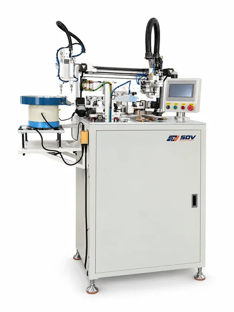 Rotary Differential Mode Core Automatic Hook Winding Machine GWZ-025