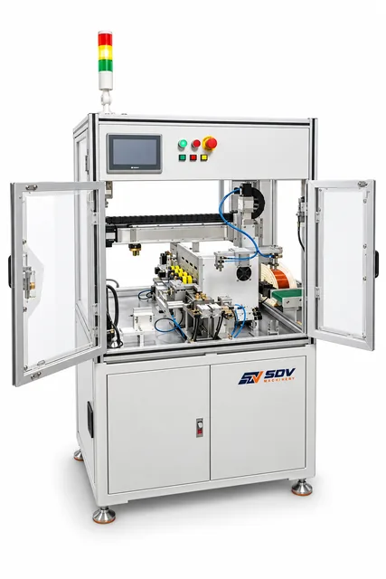 Fully Automatic Single-Axis, Single-Station PFC Magnetic Ring Winding Machine GW-PF70C