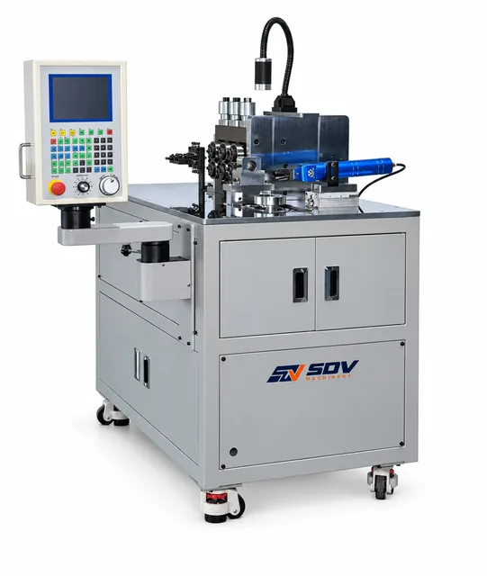 Magnetic Ring Flat Wire Automatic Vertical Winding Machine GWY-380, GWY-680