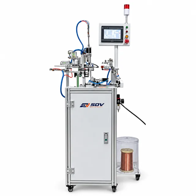 4-inch Square Semi-automatic Hall Coil Winding Machine GW-7004SQ
