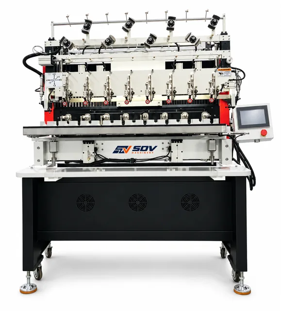 Eight Axis Automatic Skeleton Bobbin Transformer Winding Machine GWP8-126