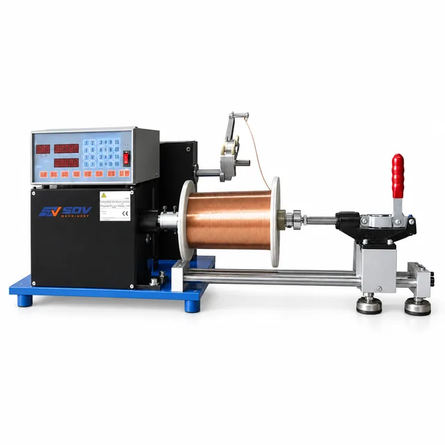 Automatic Coil And Transformer Digital Programmable Wire Coil Winding Machine GW-9750