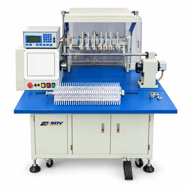 Automatic Eight-axis Fishing Line Winding Machine