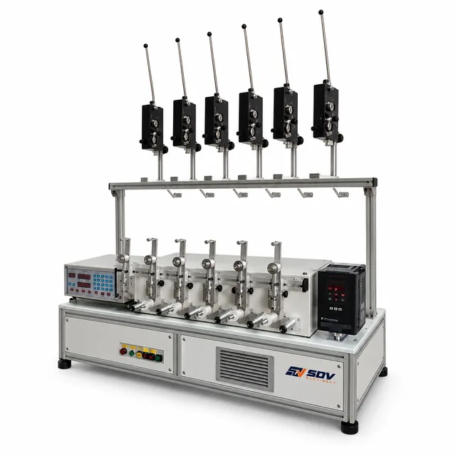 GW-609 6 Spindles Transformer Coil Winding Machine