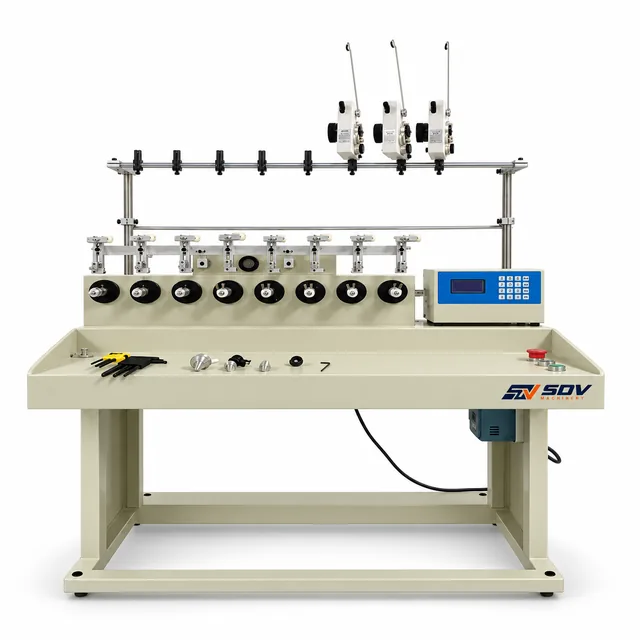 GWP-08 Semi-auto Eight Spindle Coil Winding Machine