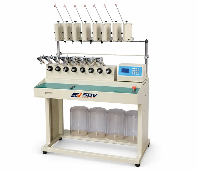 Semi-auto 8 Spindles Winding Machine