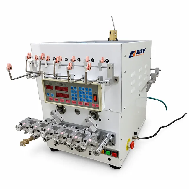 6-axis Winding Machine With Stranding Function GW-988B