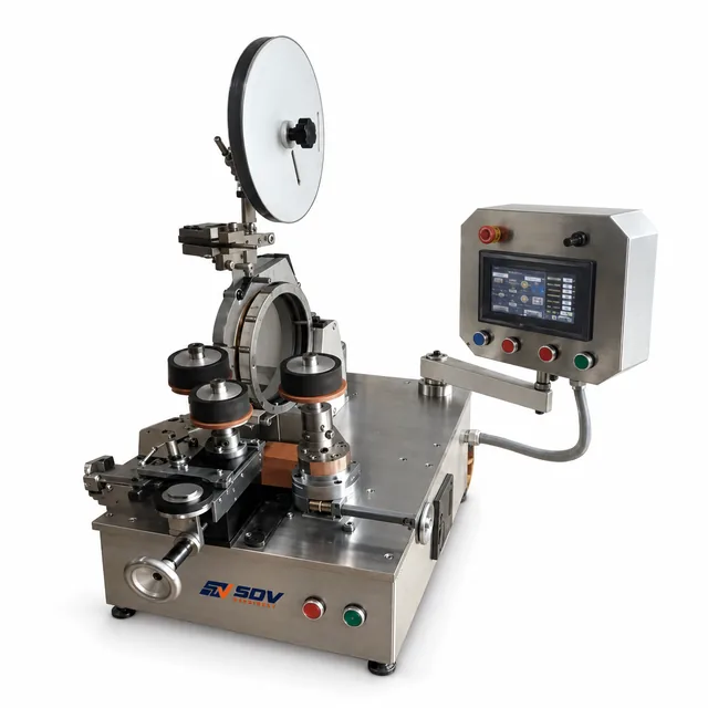 Toroidal & Rectangular Hollow Coil Cotton Tape Wrapping Machine GWVT70