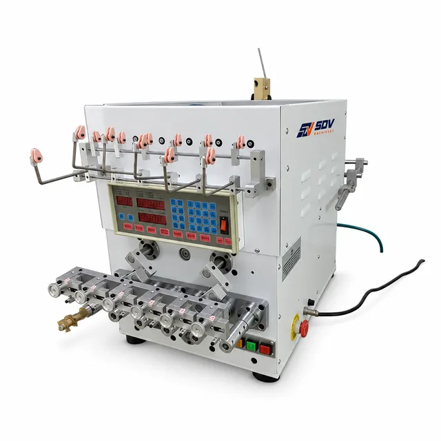 Six Axis Automatic Winding Machine With Stranding Machine GW-988B