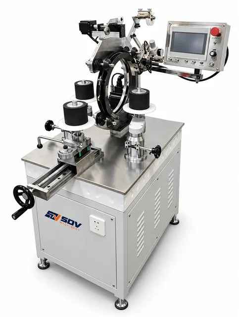 GWY-660B Gear-type Floor-standing Toroidal Winding Machine With PLC Controller And Servo Motors