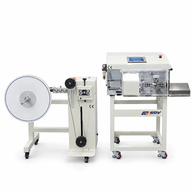 Automatic Coaxial Cable Cutting & Stripping Machine (0.64 - 4.0 mm) EW-06H-4