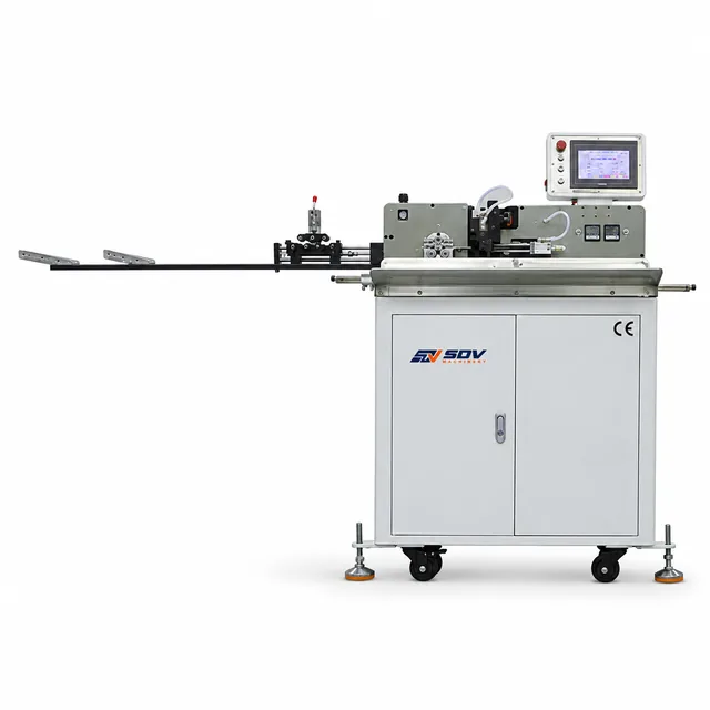 Wire Cutting Stripping Tinning Machine with Roller Feeding EW-9680
