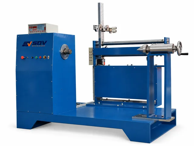 Automatic high torsion electric power transformer coil winding machine (SS810)