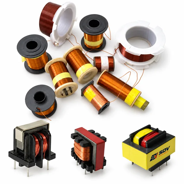 Two spindles automatic transformer coil winding machine (SS600I)
