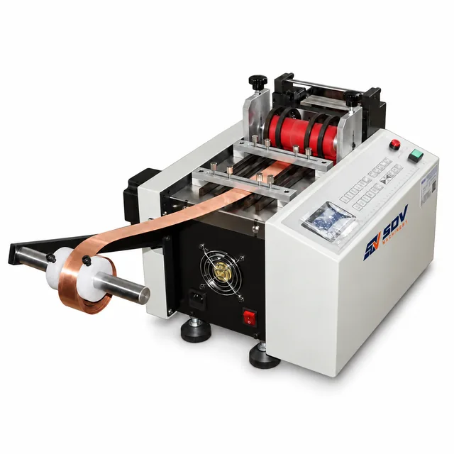 Automatic copper wire foil tube sleeve cutting machine SS-CT01