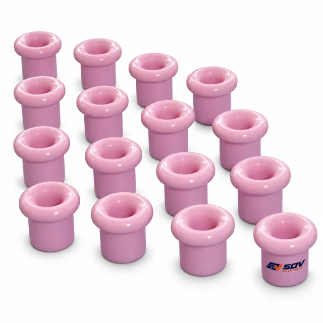 mirror surface wire guide ceramic eyelet