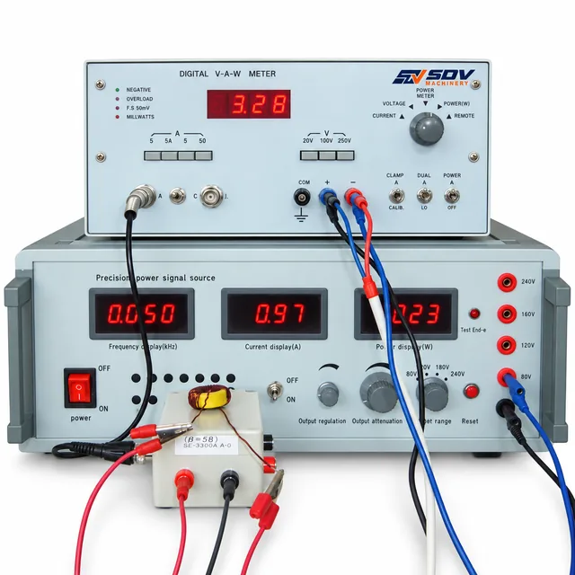Transformer inductor soft magnetic core power loss tester SS-SML01