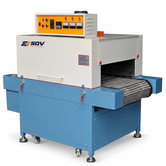 Electric heating shrinking hot air cycled tunnel oven SS-HSTO02