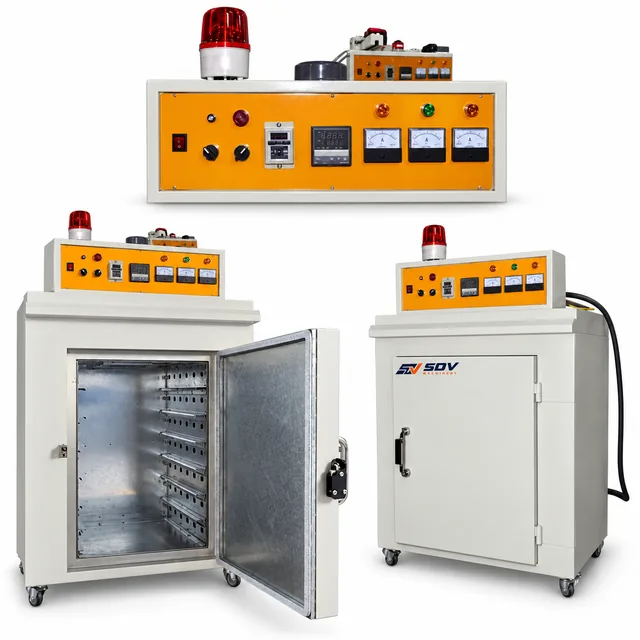 Industrial hot air cycled electric drying baking oven SS-OV01