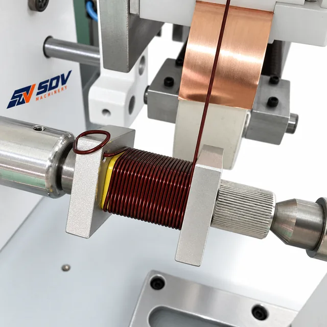 Programable automatic small foil coil winding machine SS851F