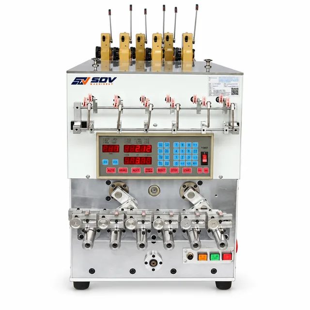 Six spindles automatic wire twisting coil winding machine SS964T