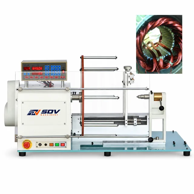 Automatic big motor stator generator coil winding machine SS851BMS