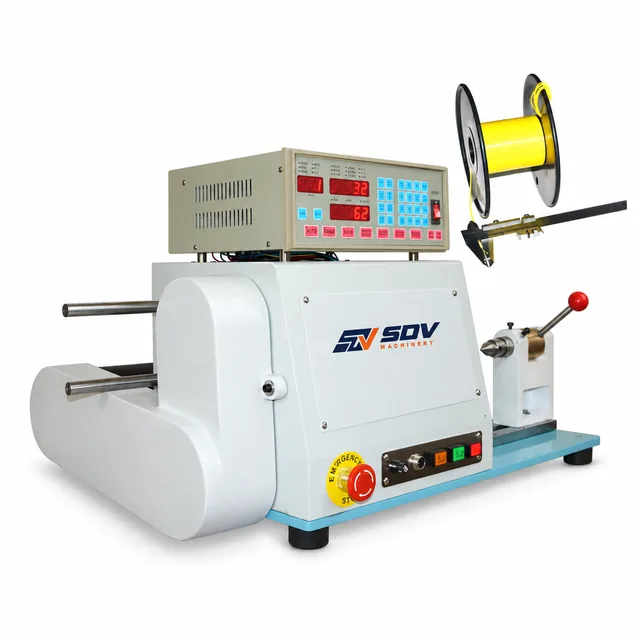 Programable automatic thick plastic nylon string rewinding machine SS-RW04