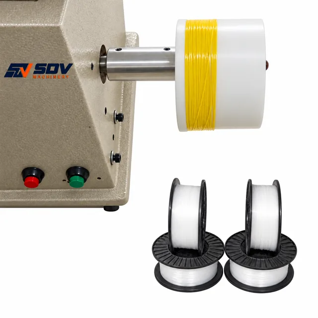 programable semiautomatic plastic string rewinding machine SS-RW03