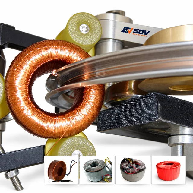 8inch slider type automatic toroid coil winding machine SS900S8