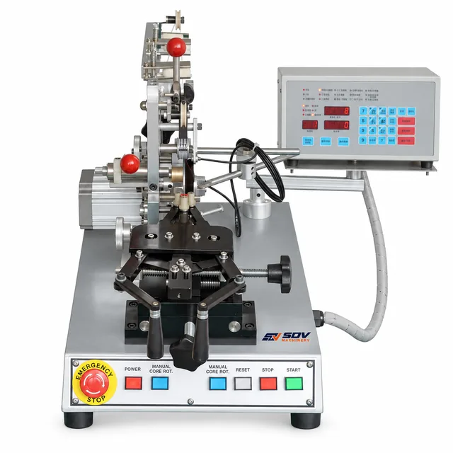 Belt type miniature automatic toroid coil winding machine SS900B3