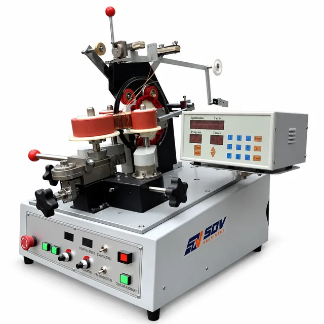 Slider type automatic big toroid coil winding machine SS300S-01