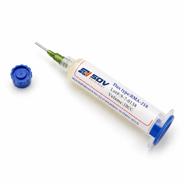 KINGBO RMA-218 Флюс для паяльной пасты 10CC — набор для реболлинга BGA без очистки, 5 шт.