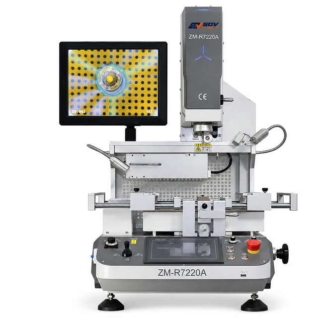 ZM-R7220A Паяльная станция BGA - 5300 Вт, оптическая юстировка, 220 В